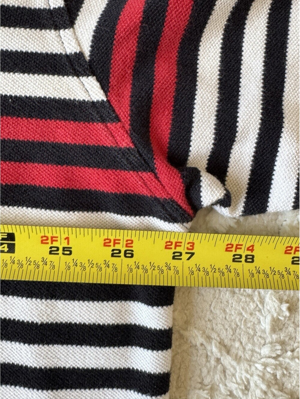 Vintage Rocawear Men’s 2XL Striped Long Sleeve Polo Y2K Hip Hop Streetwear - Picture 10 of 11